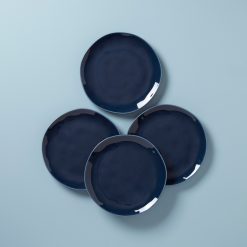 Lenox Westmore Bay Colors Blue Dinner Plates, Set of 4
