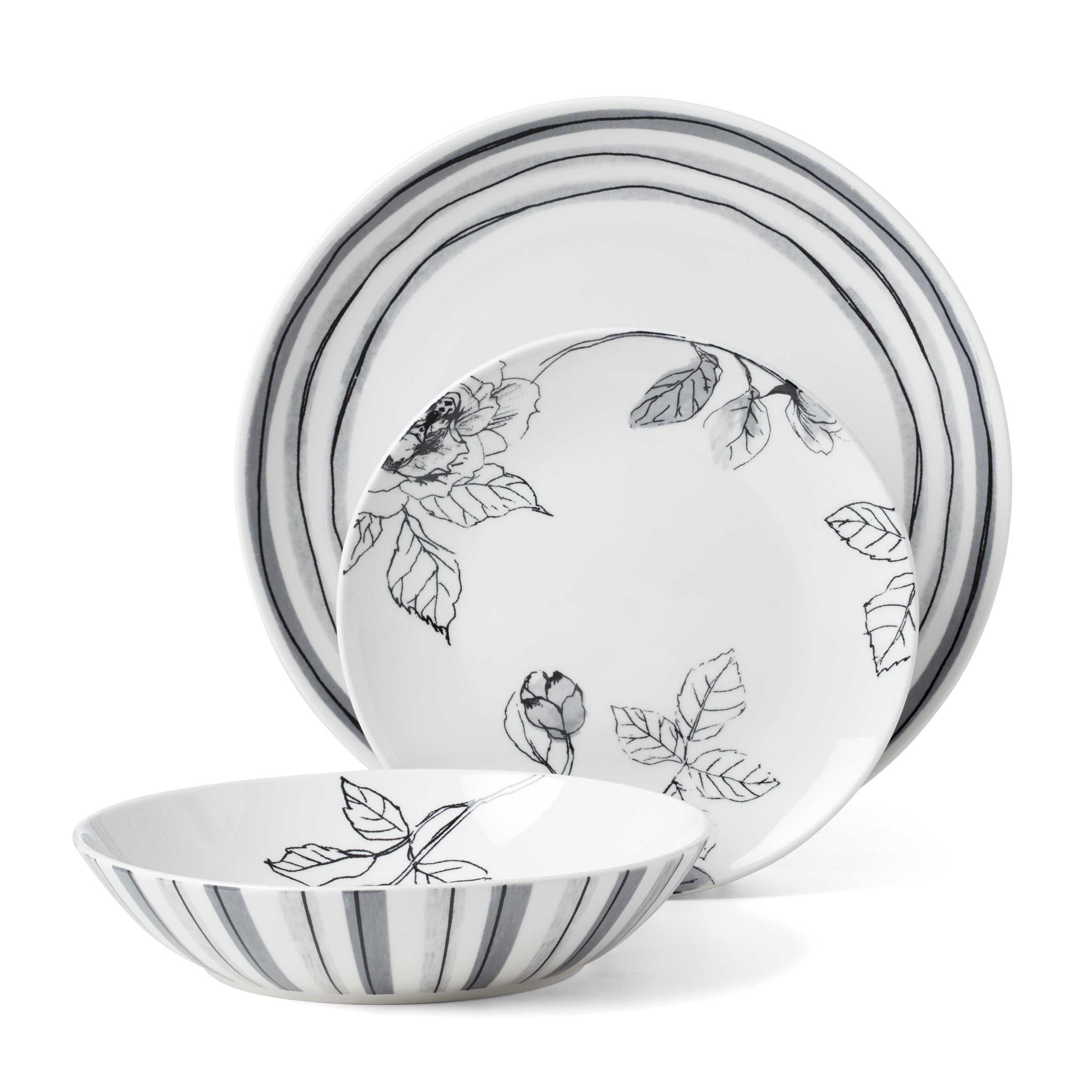 Lenox Westmore Sketchbook 12-Piece Dinnerware Set - Image 8