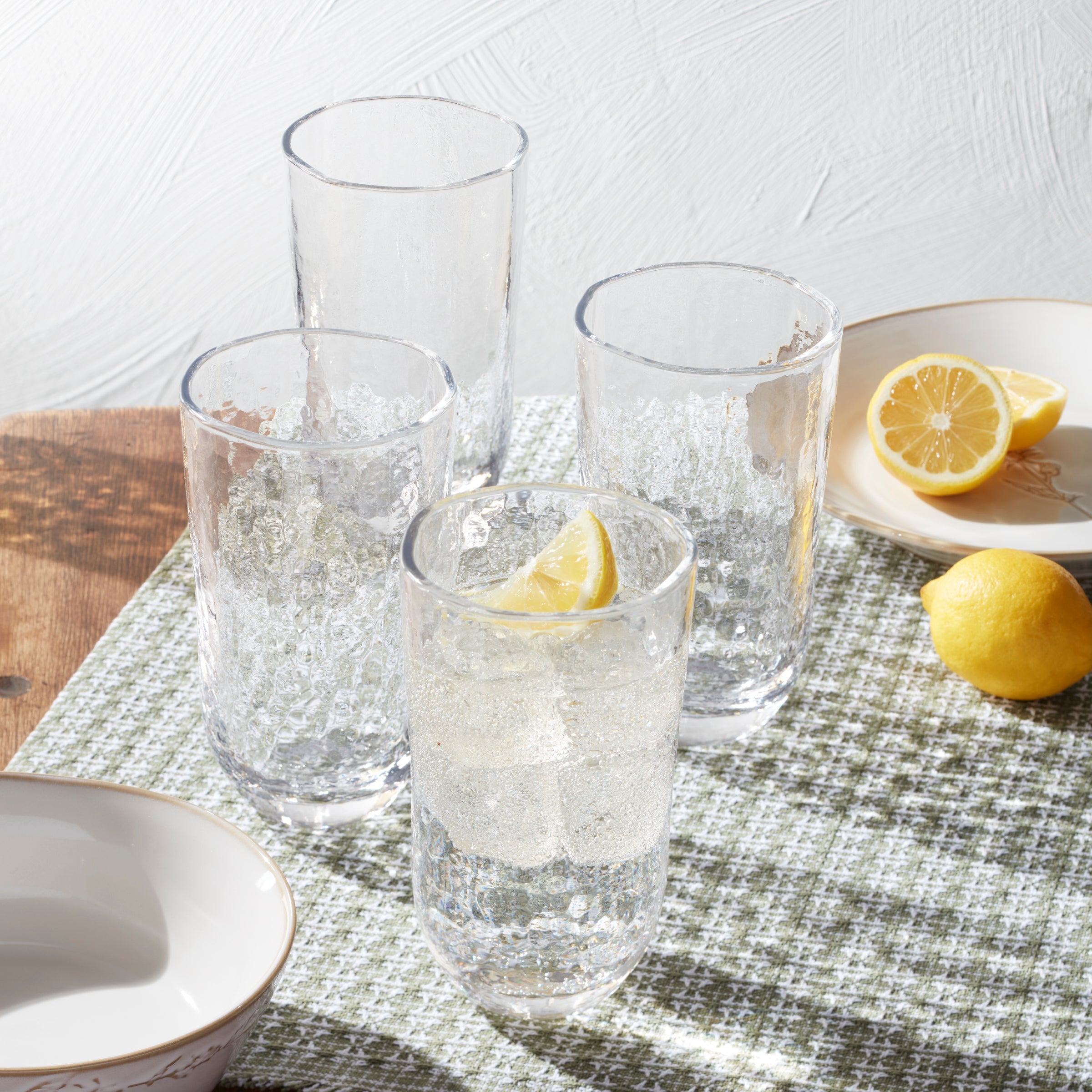 Lenox Westmore Homespun Clear Tall Tumbler - Set Of 4 - Image 4