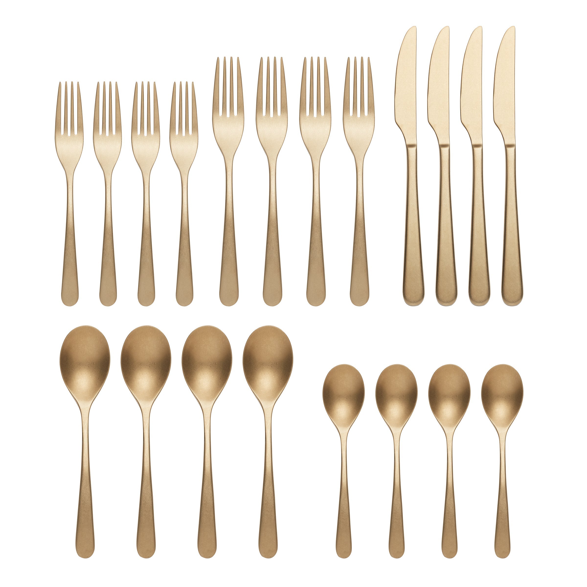 Lenox Westmore Kenbrook Champagne Vintage 20-Piece Flatware Set - Image 3