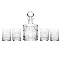 Lenox Westmore Tempo Crystal 5-Piece Whiskey Set