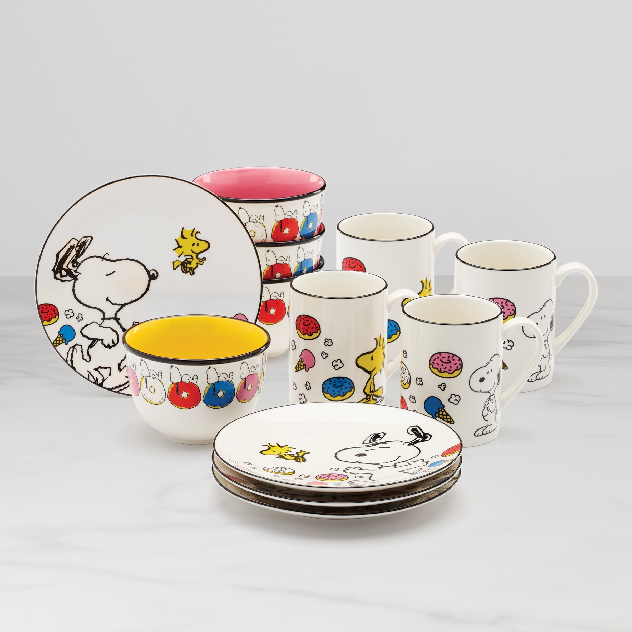 Lenox Westmore Chef Snoopy 12-Piece Dessert Set