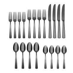 Alternative view of Lenox Westmore Aptitude Midnight Glossy 20-Piece Flatware Set