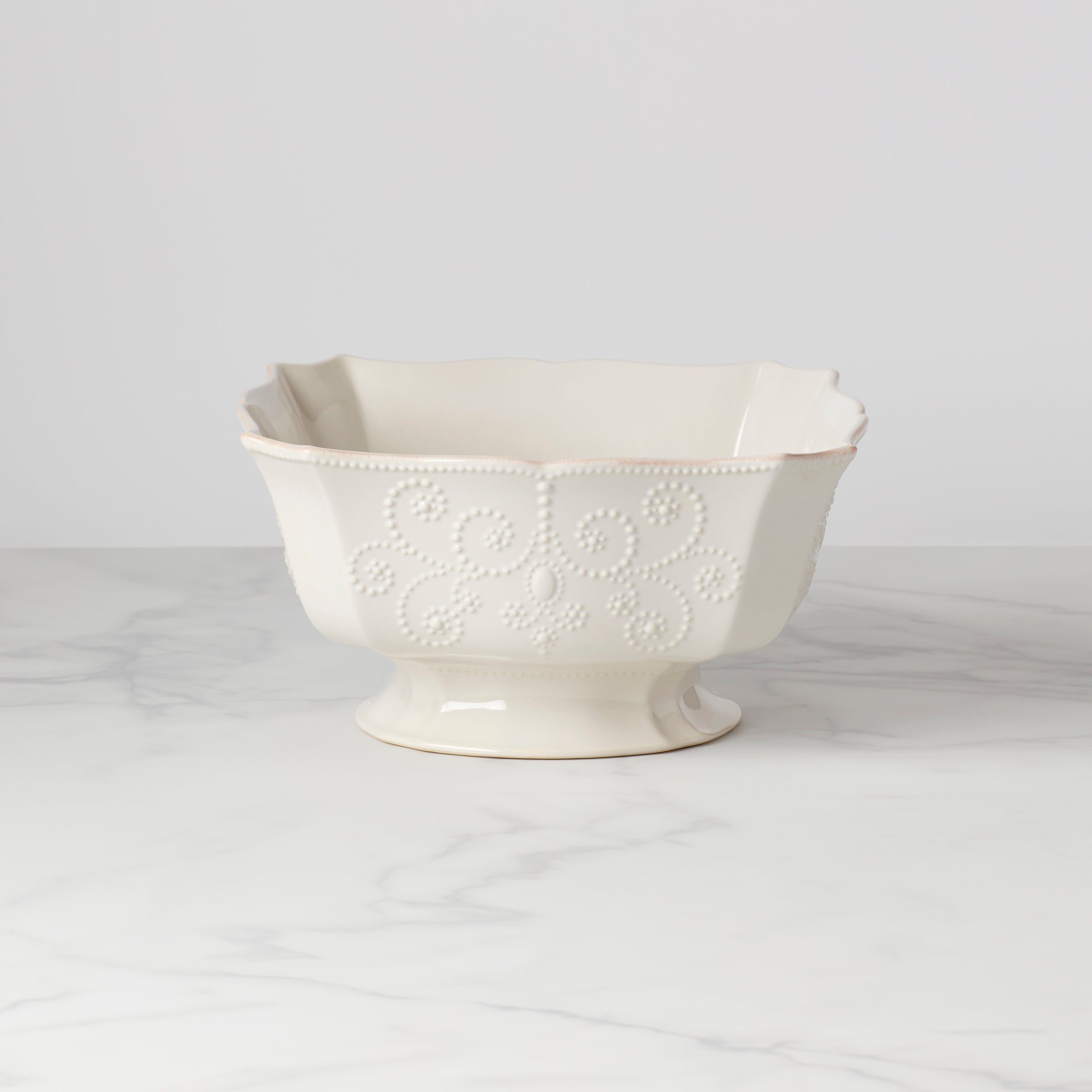 Lenox Westmore French Perle White Centerpiece Bowl