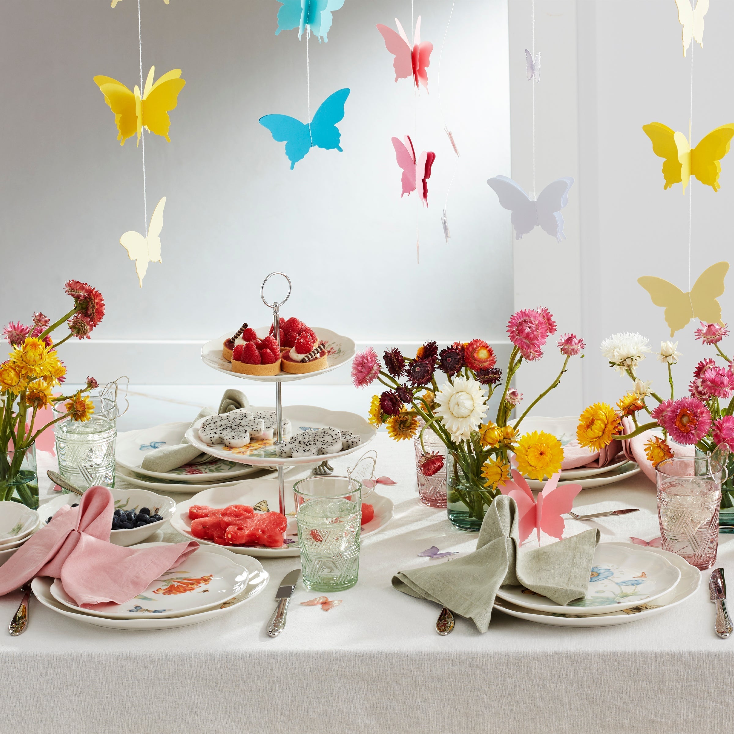 Lenox Westmore Butterfly Meadow 3-Tiered Server - Image 5