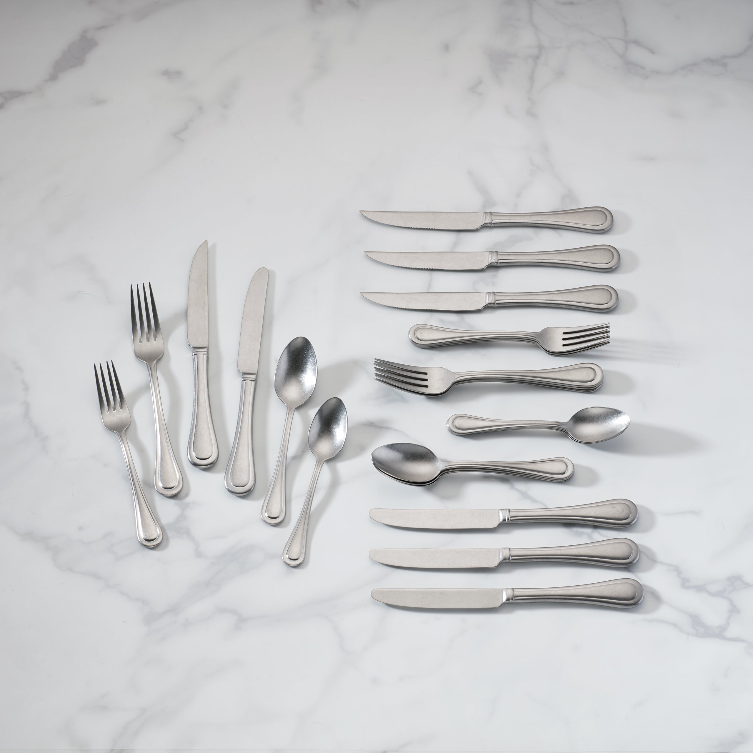 Lenox Westmore Textured Neutrals 24-Piece Flatware Set - Image 2