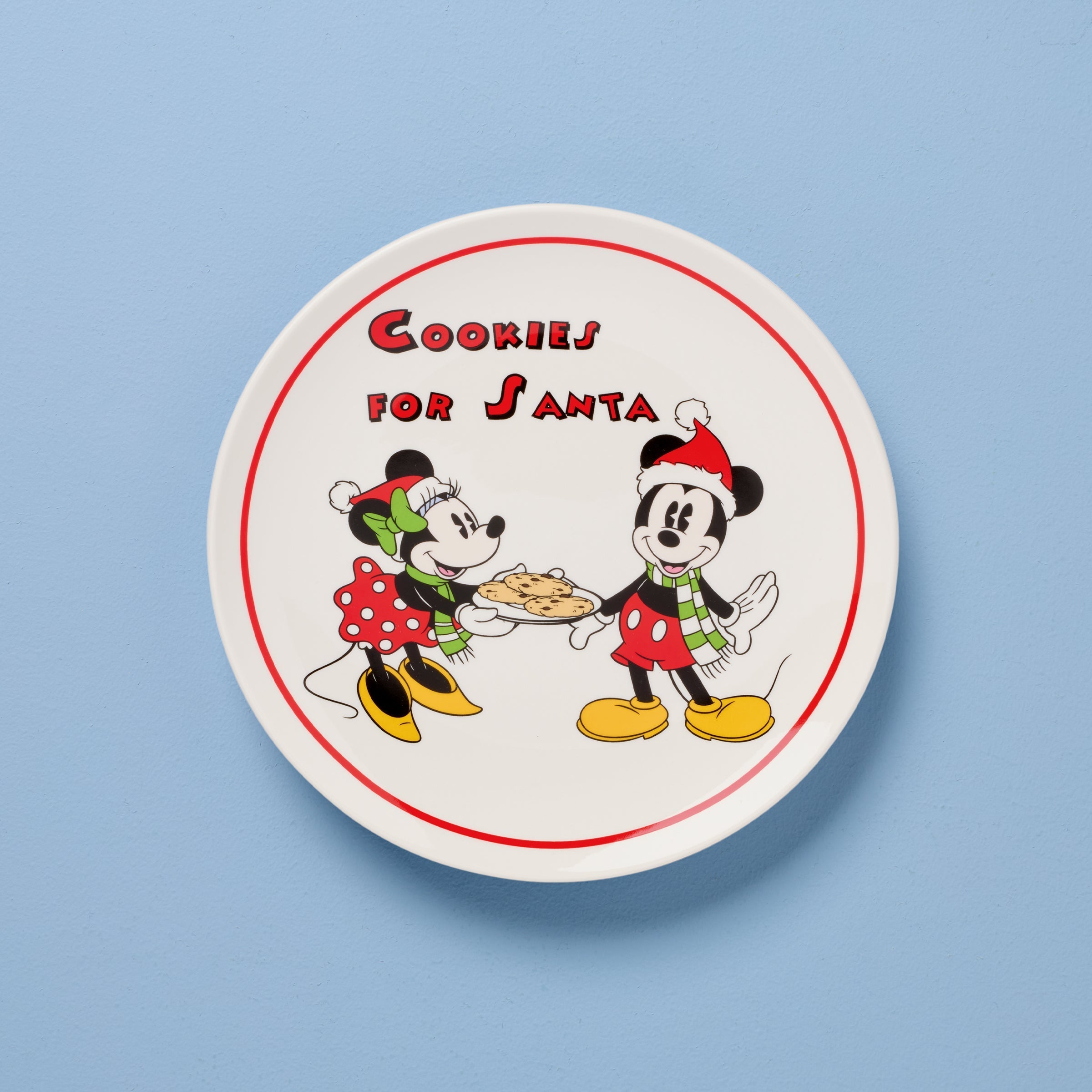 Lenox Westmore Disney Holiday Cookies for Santa Plate