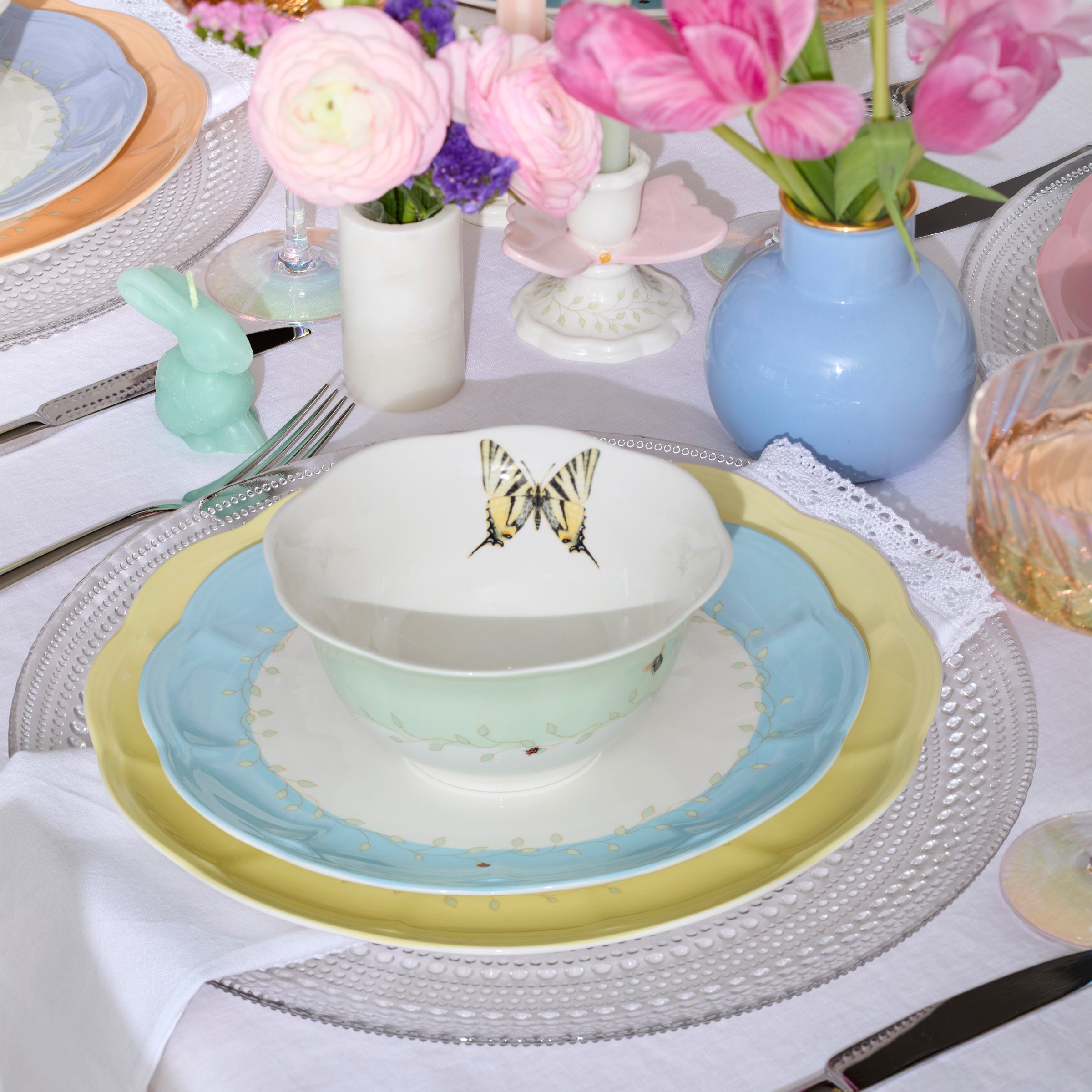 Lenox Westmore Butterfly Meadow Colors 4-Piece Dessert Bowl Set - Image 5