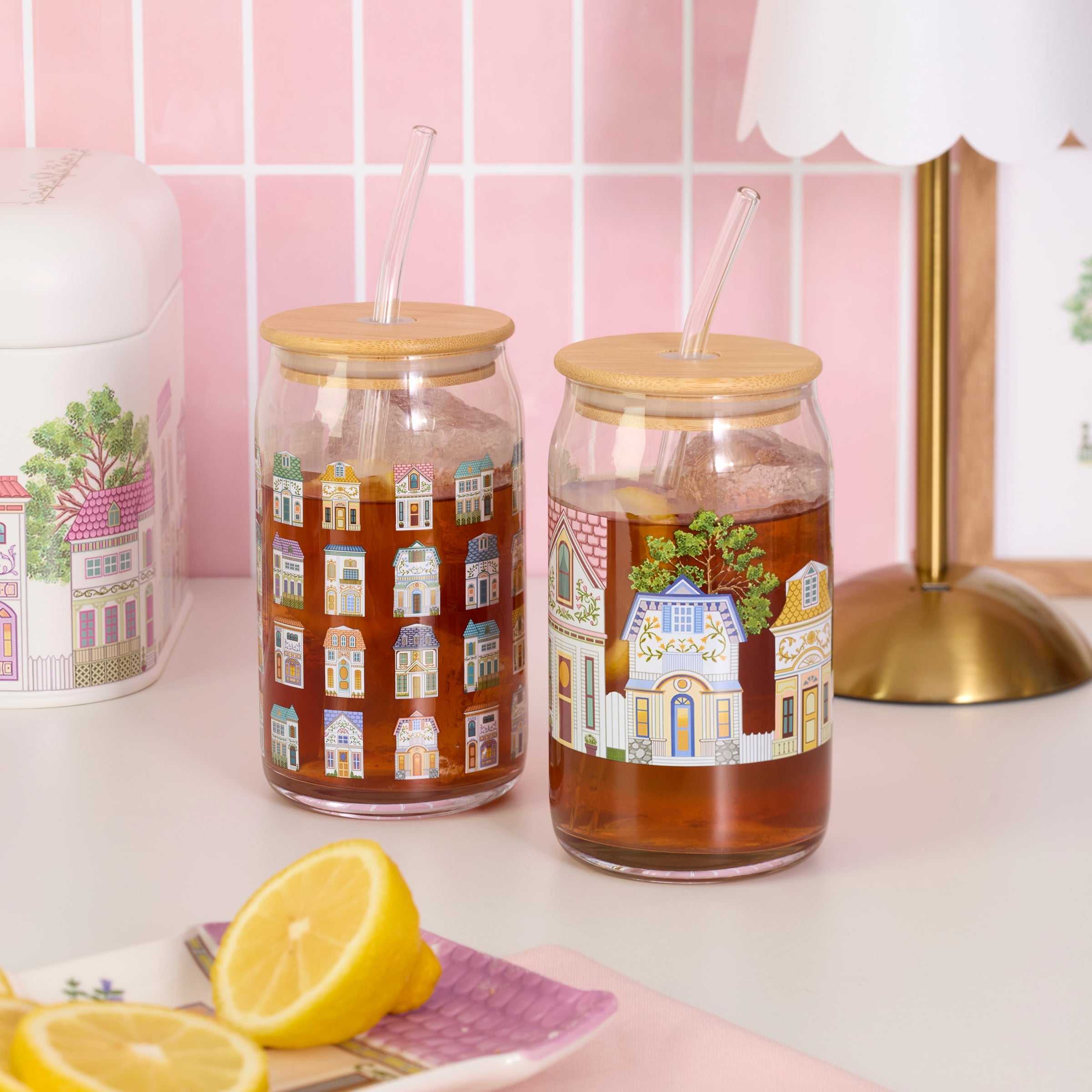 Lenox Westmore Lenox Spice Village Can Cooler Glasses, Set of 2 - Image 3