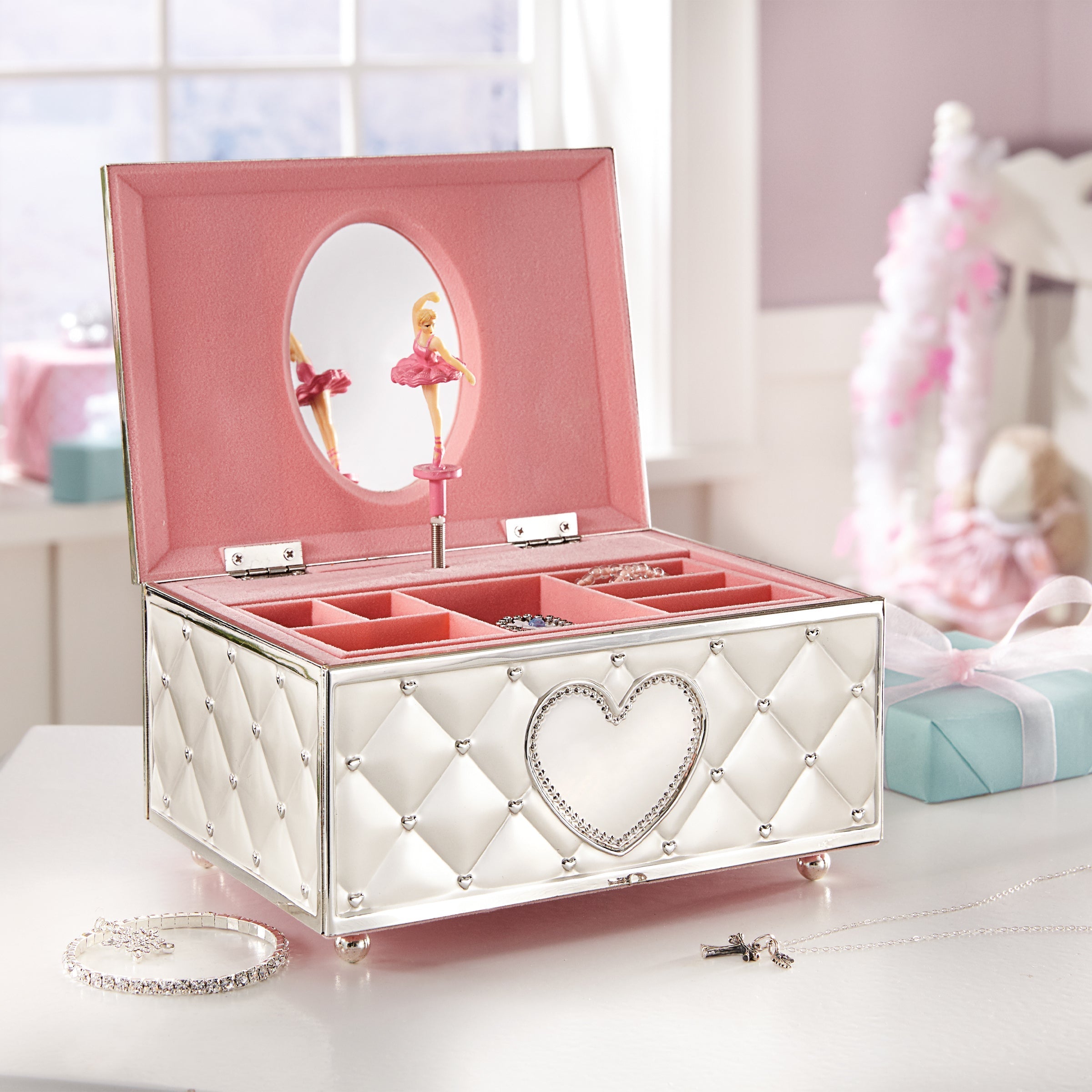 Lenox Westmore Childhood Memories Musical Ballerina Jewelry Box - Image 6