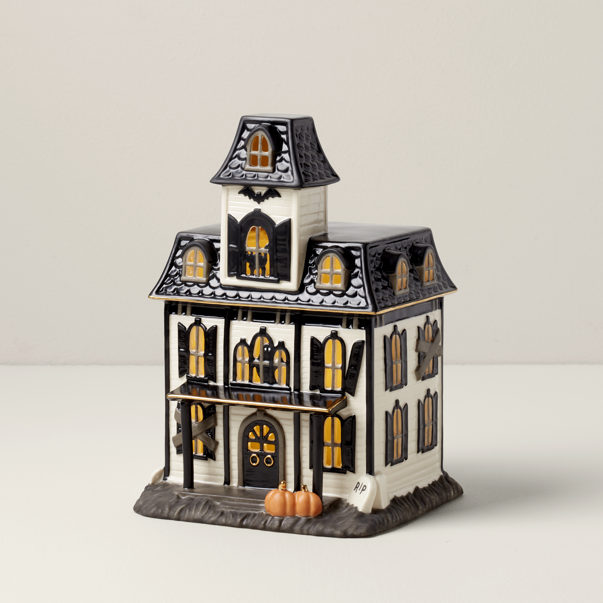 Lenox Westmore Vintage Halloween Lit House Figurine - Image 2