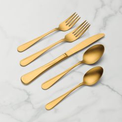 Lenox Westmore Flight Gold Satin 20-Piece Flatware Set