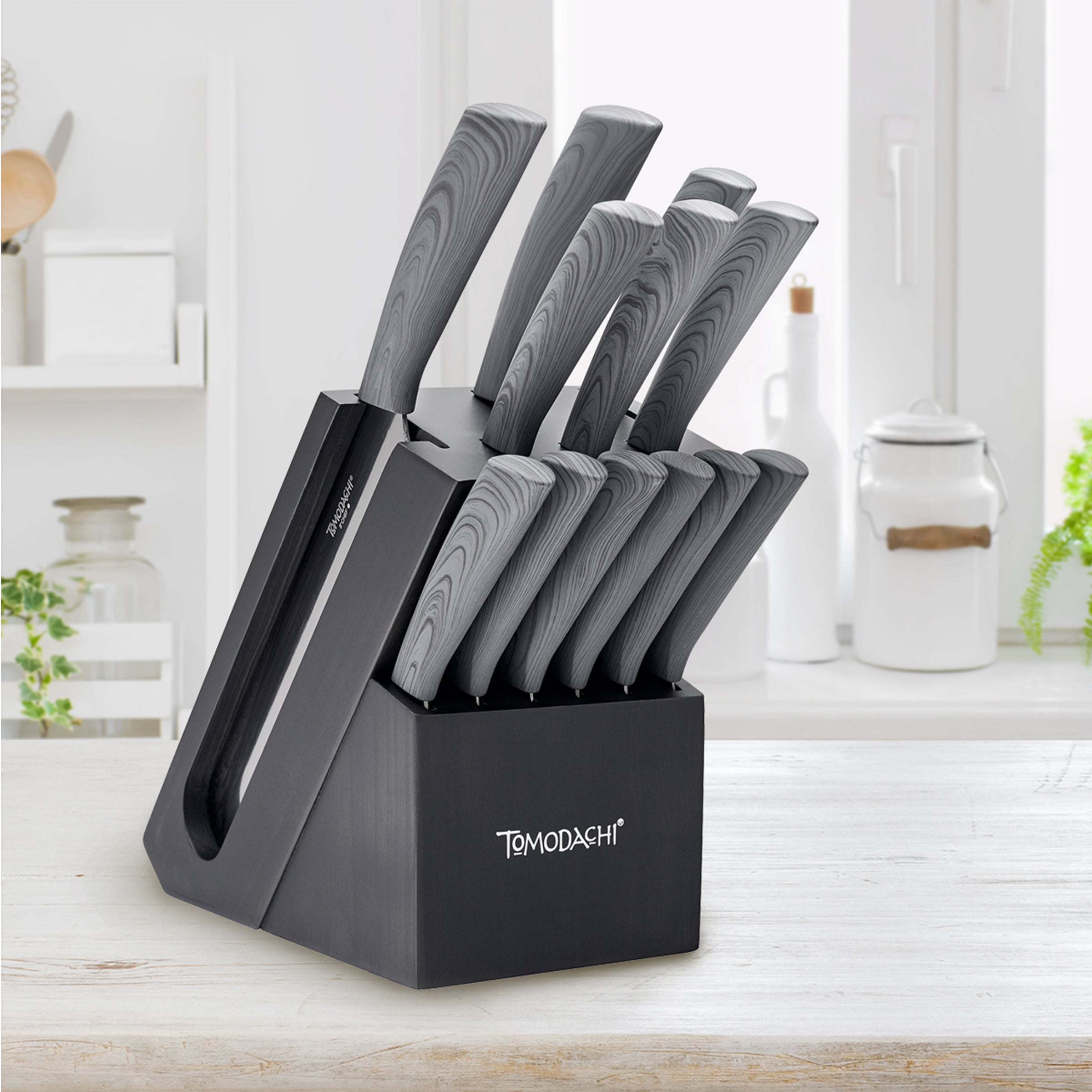 Lenox Westmore Raintree Ash 13-Piece Cutlery Block Set - Image 5