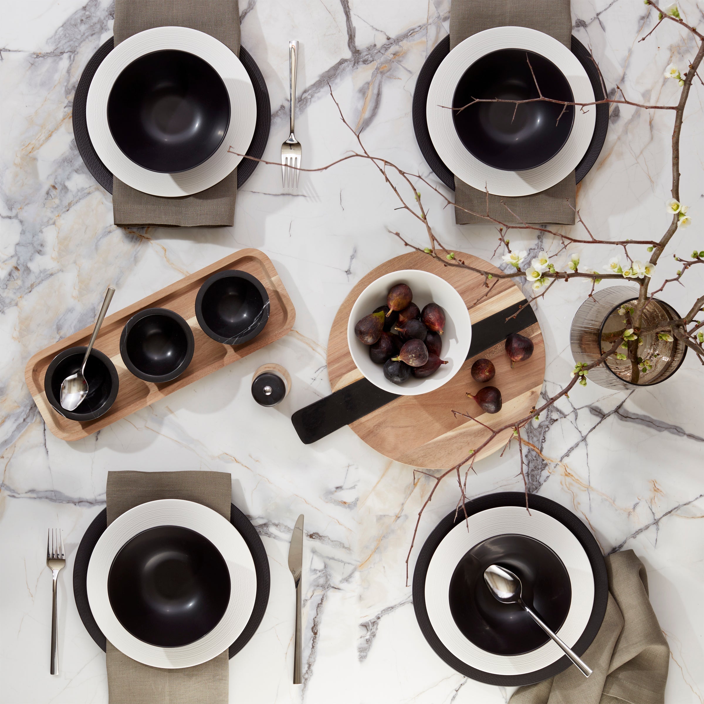 Lenox Westmore LX Collective White 12-Piece Dinnerware Set - Image 6