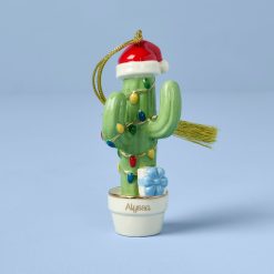 Lenox Westmore Personalized Christmas Cactus Ornament
