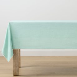 Lenox Westmore French Perle Solid Ice Blue 60x120 Tablecloth