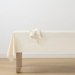 Alternative view of Lenox Westmore French Perle Natural 60x84 Tablecloth