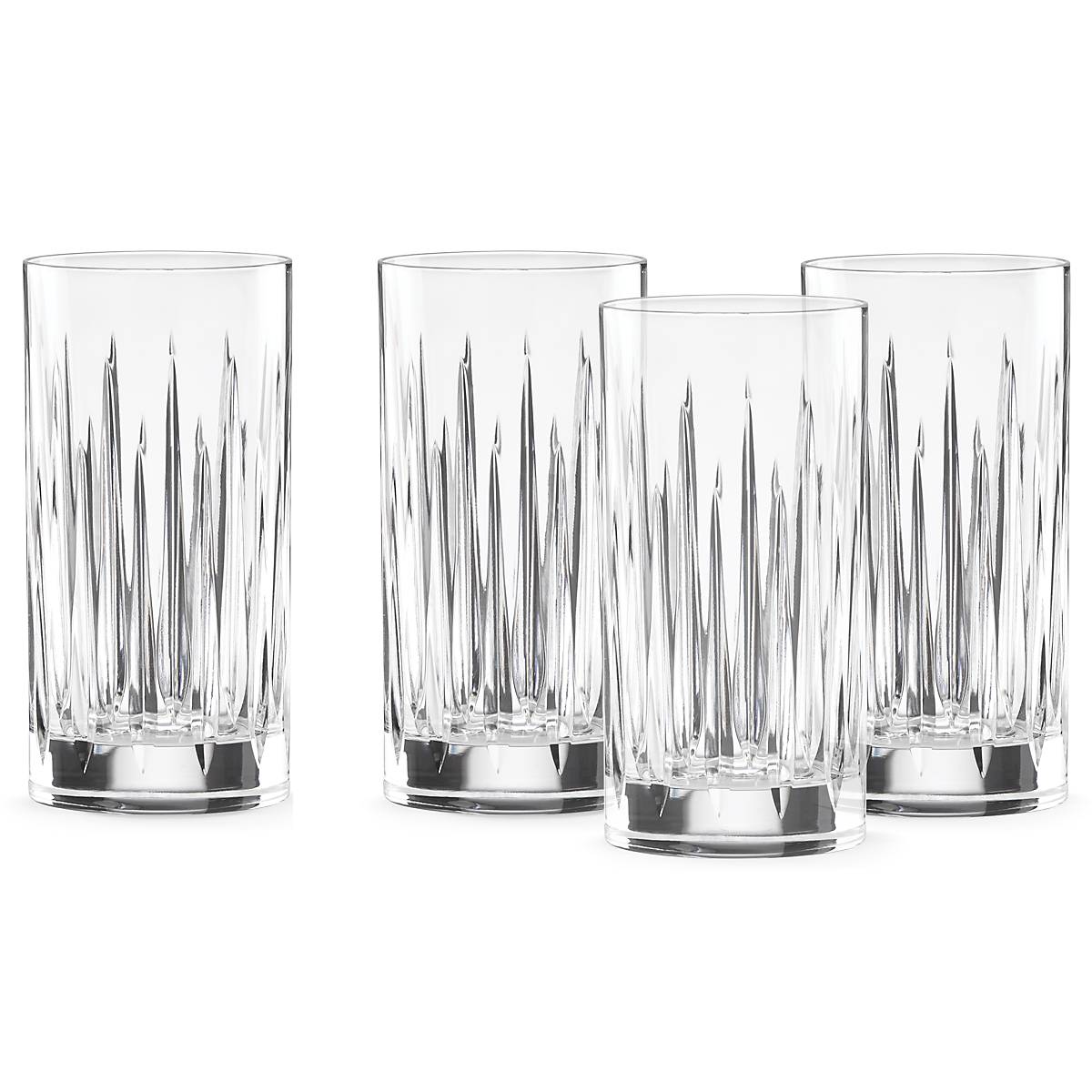 Lenox Westmore Soho Crystal Iced Beverage Glasses, Set of 4