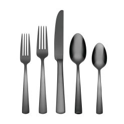 Lenox Westmore Aptitude Midnight Glossy 20-Piece Flatware Set
