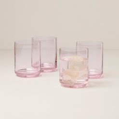 Alternative view of Lenox Westmore Tuscany Stackable Blush Tall Glasses, Set of 4