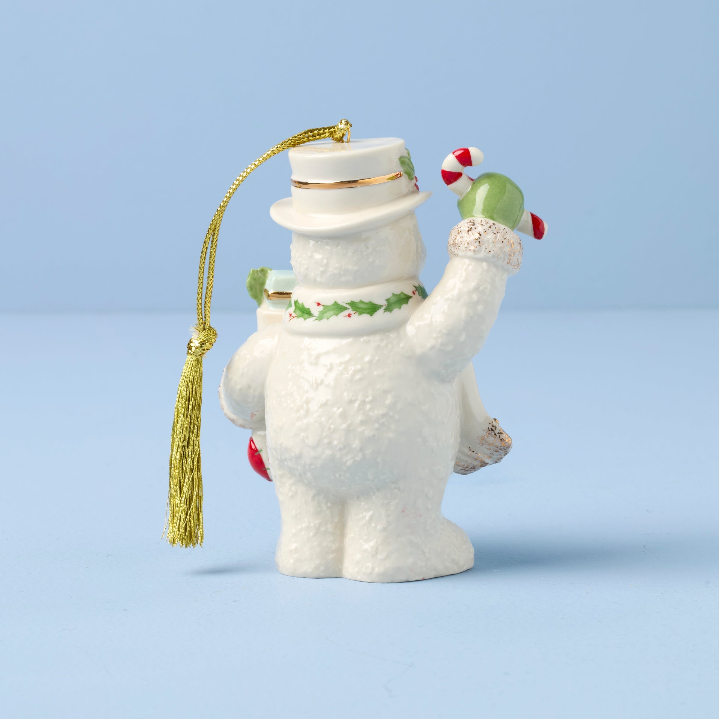 Lenox Westmore 2025 Snowman With Stocking Ornament - Image 2