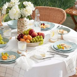 Alternative view of Lenox Westmore Terrazzo Melamine Mint 12-Piece Dinnerware Set