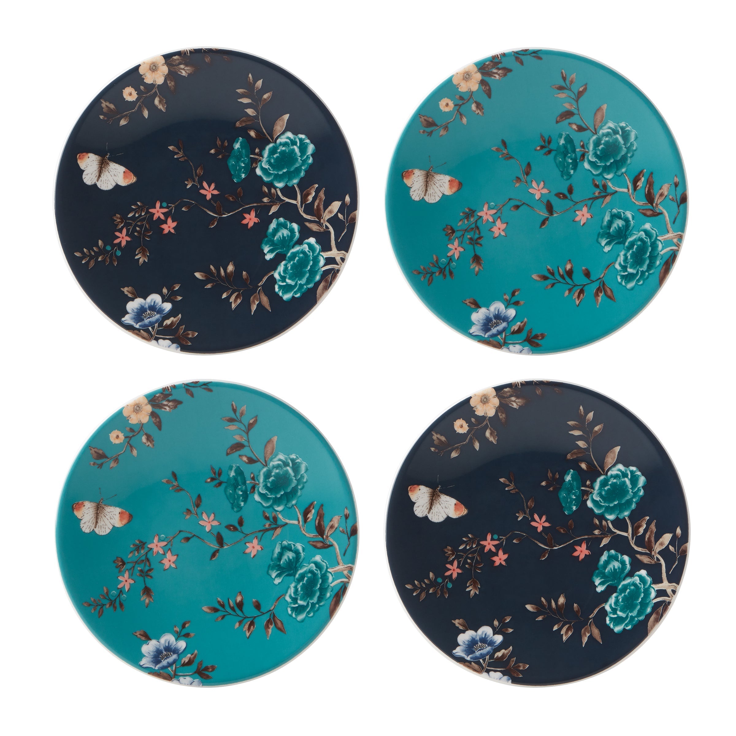 Lenox Westmore Sprig & Vine Tidbit Plates, Set of 4 - Image 2
