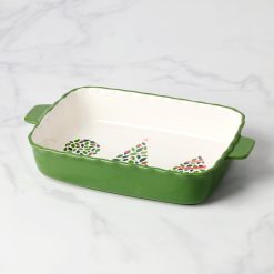 Lenox Westmore Evergreen Rectangular Scallop Baking Dish