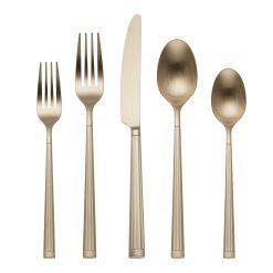 Lenox Westmore Robyn Champagne Mist Satin 20-Piece Flatware Set