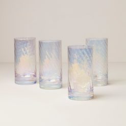 Lenox Westmore Tuscany Classics Iridescent Highball Glasses, Set of 4