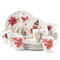 Alternative view of Lenox Westmore Butterfly Meadow Holiday 18-Piece Dinnerware Set