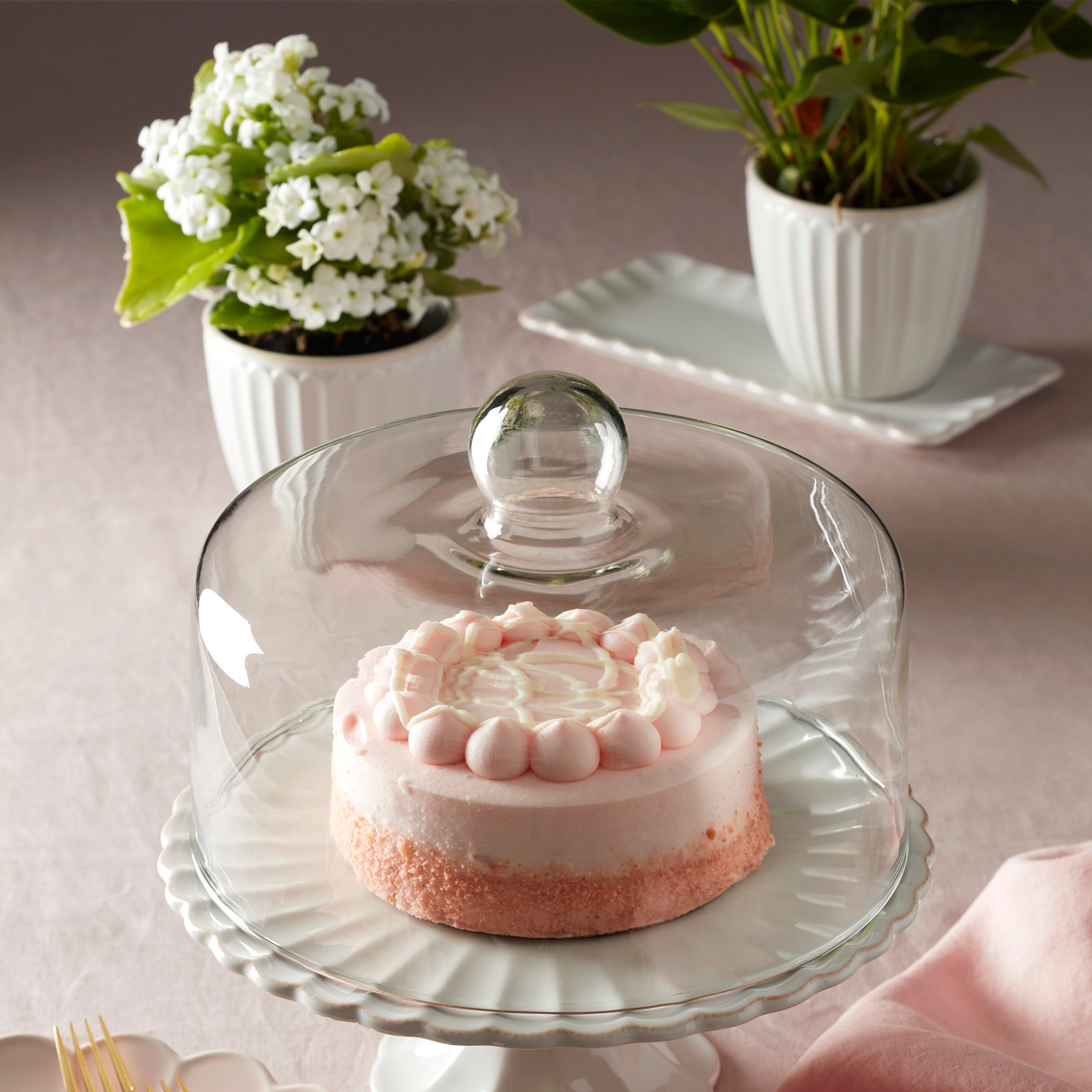 Lenox Westmore French Perle Scallop White 3-Piece Herb Pot Set - Image 3