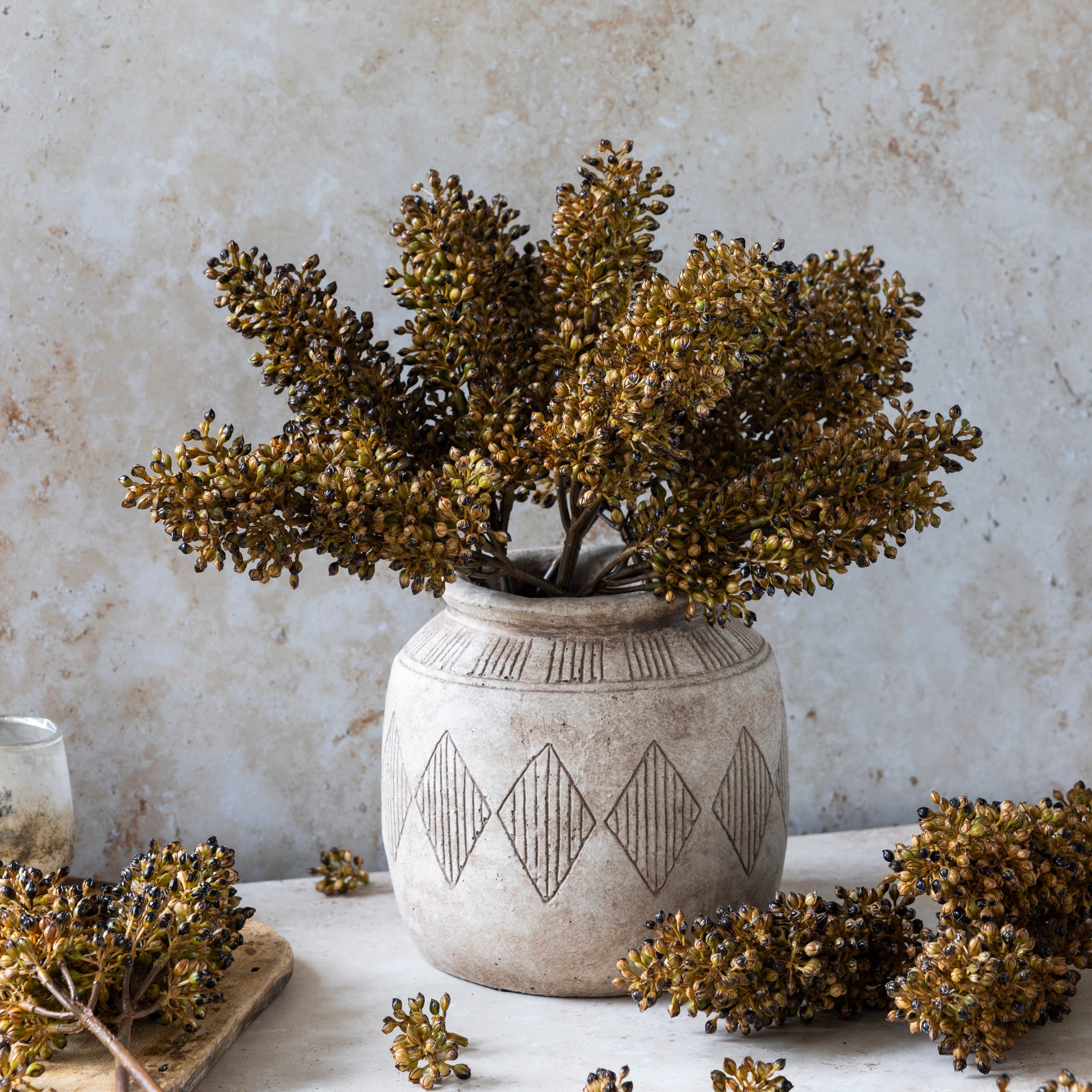 Lenox Westmore Artificial Sorghum Stem, Umber