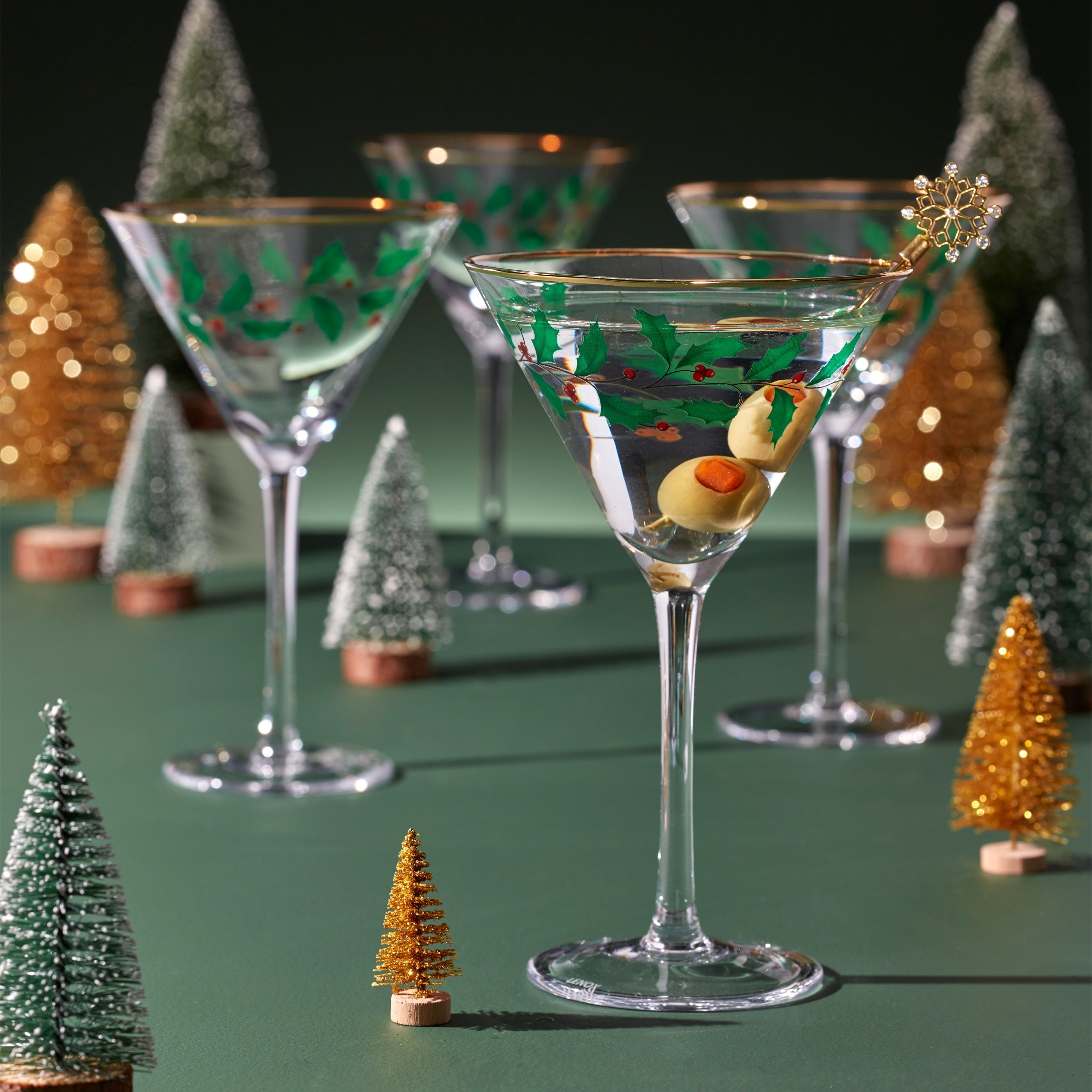 Lenox Westmore Holiday Martini Glasses, Set of 4 - Image 4