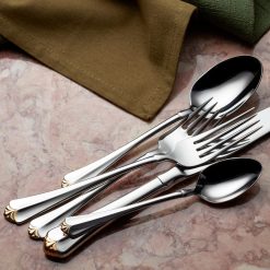 Alternative view of Lenox Westmore Golden Juilliard 20-Piece Flatware Set