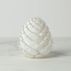 Alternative view of Lenox Westmore White Pinecone Led Light
