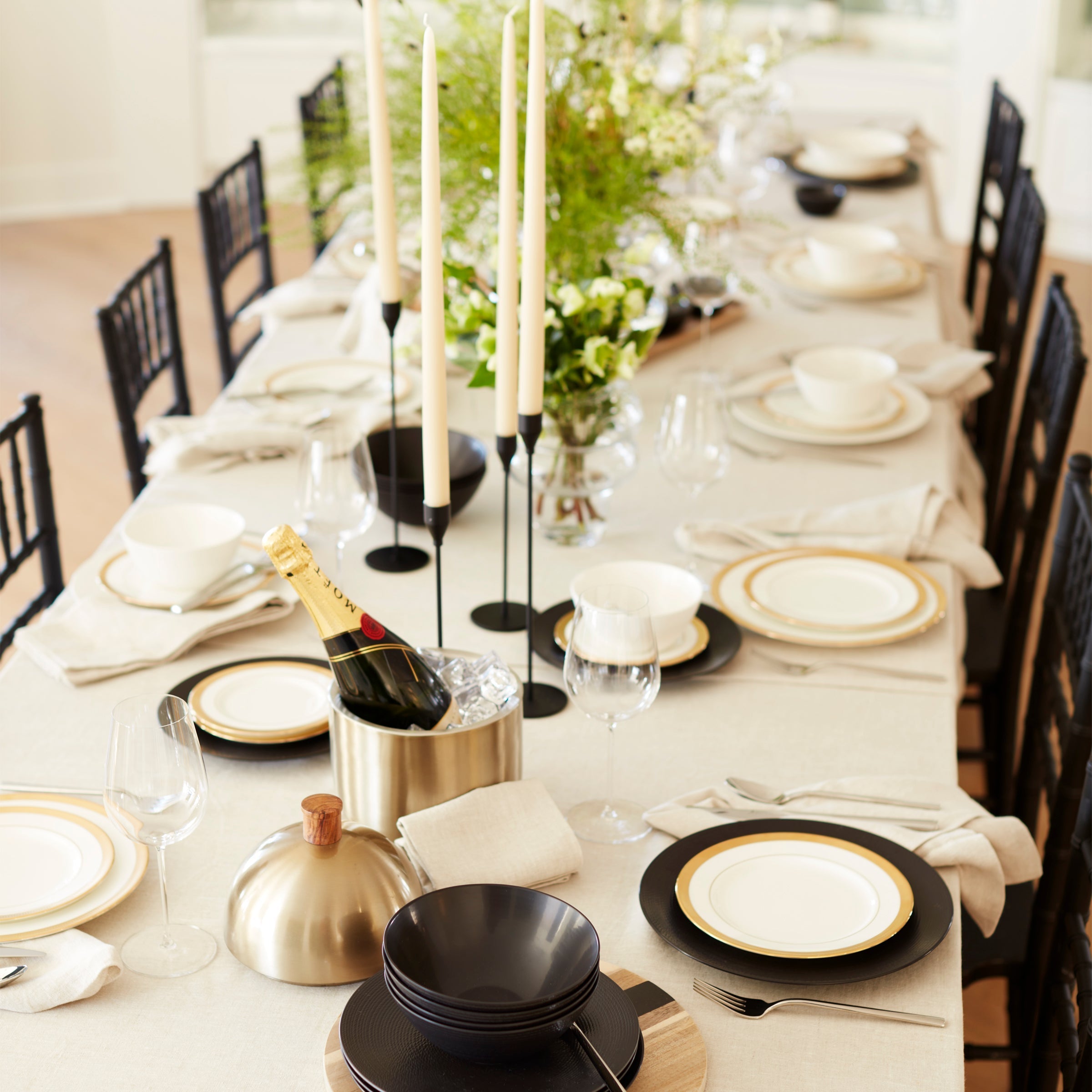 Lenox Westmore LX Collective White 12-Piece Dinnerware Set - Image 2