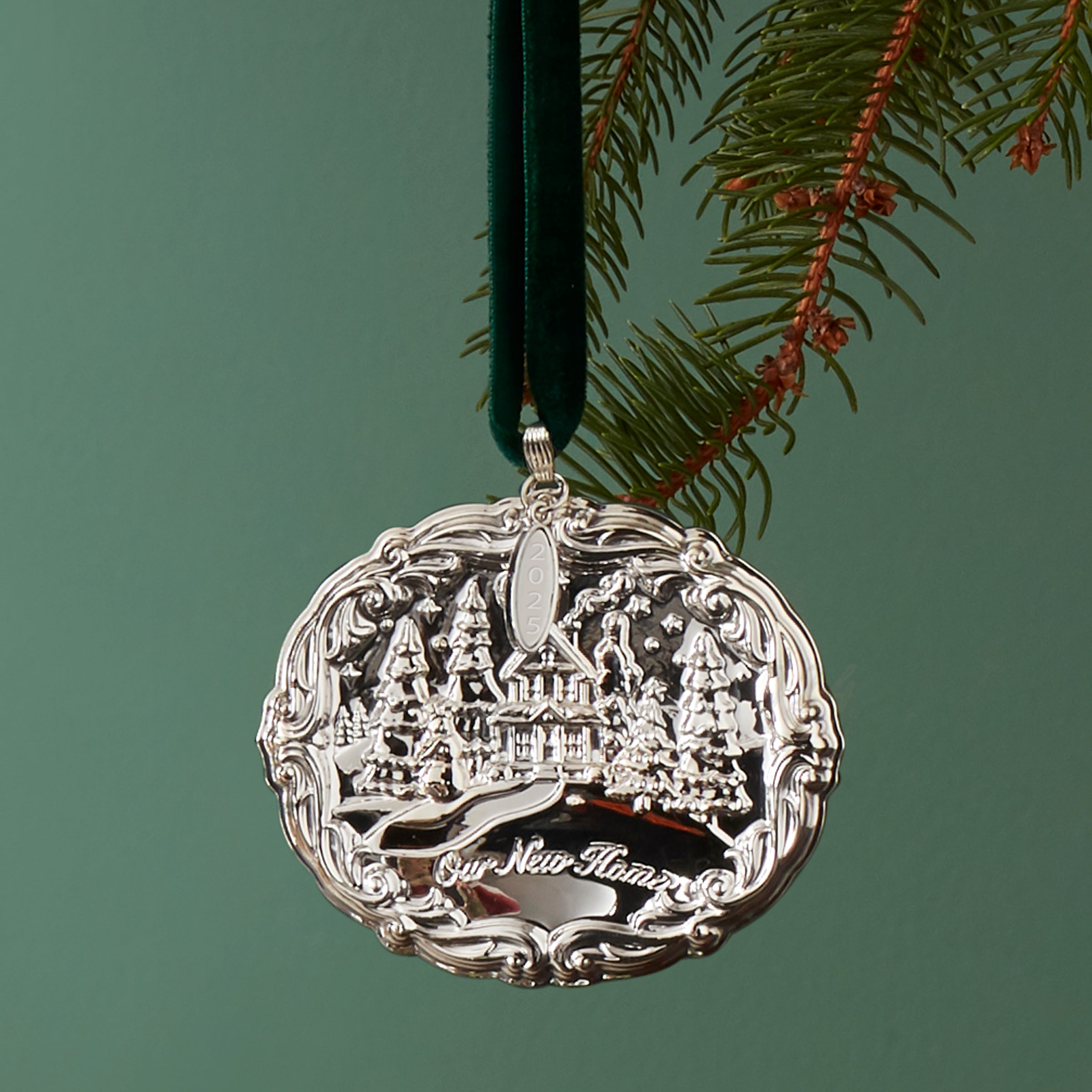 Lenox Westmore 2025 Our New Home Sterling Silver Ornament - Image 3
