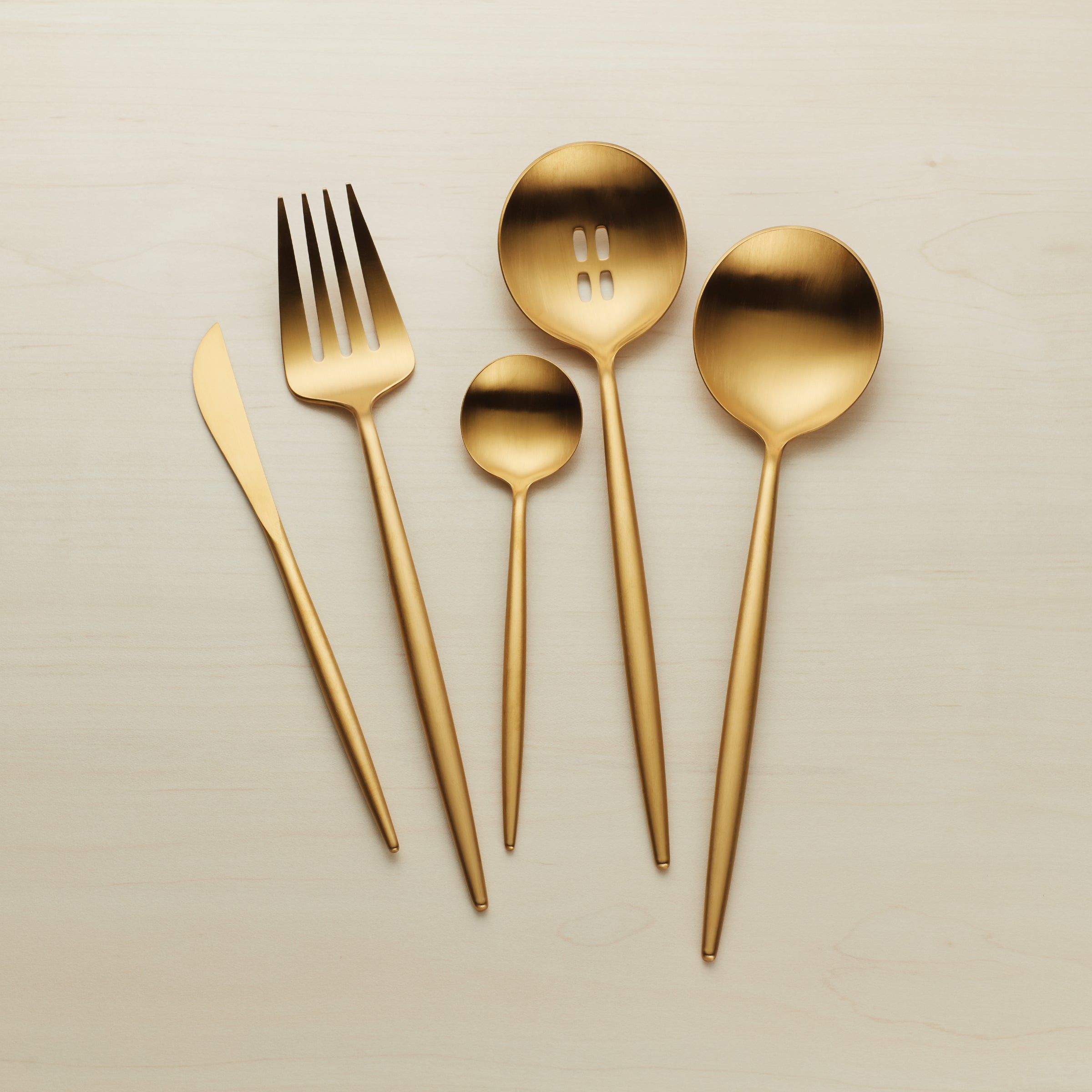 Lenox Westmore Zephyr Gold Satin 45-Piece Flatware Set - Image 10