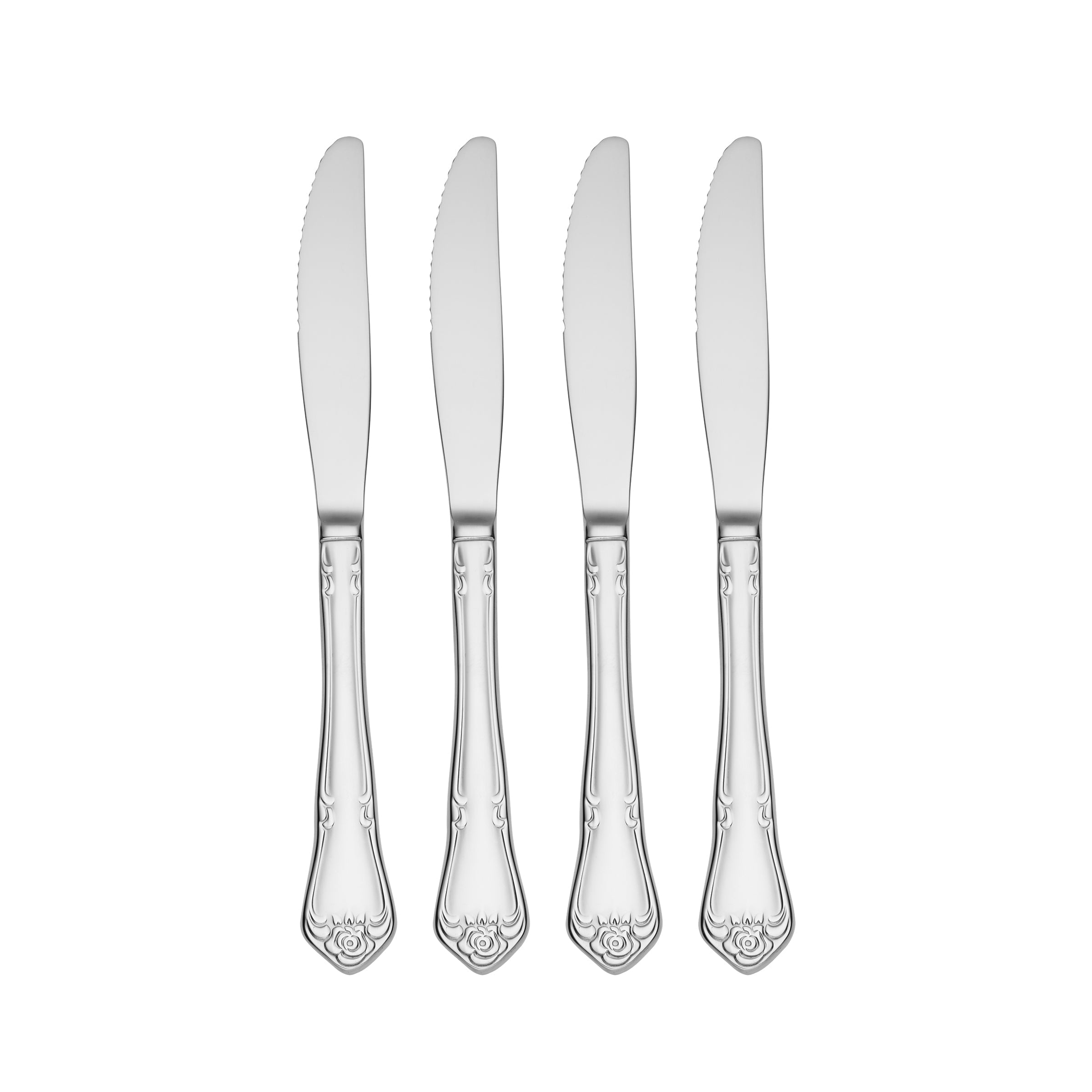 Lenox Westmore True Rose Everyday Flatware Dinner Knives, Set Of 4