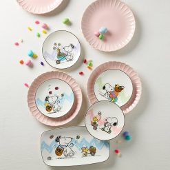 Alternative view of Lenox Westmore Snoopy Easter Accent Plates, Set of 4