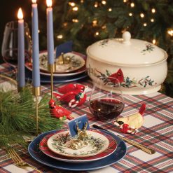 Alternative view of Lenox Westmore Winter Greetings Salad Plates, Set of 6