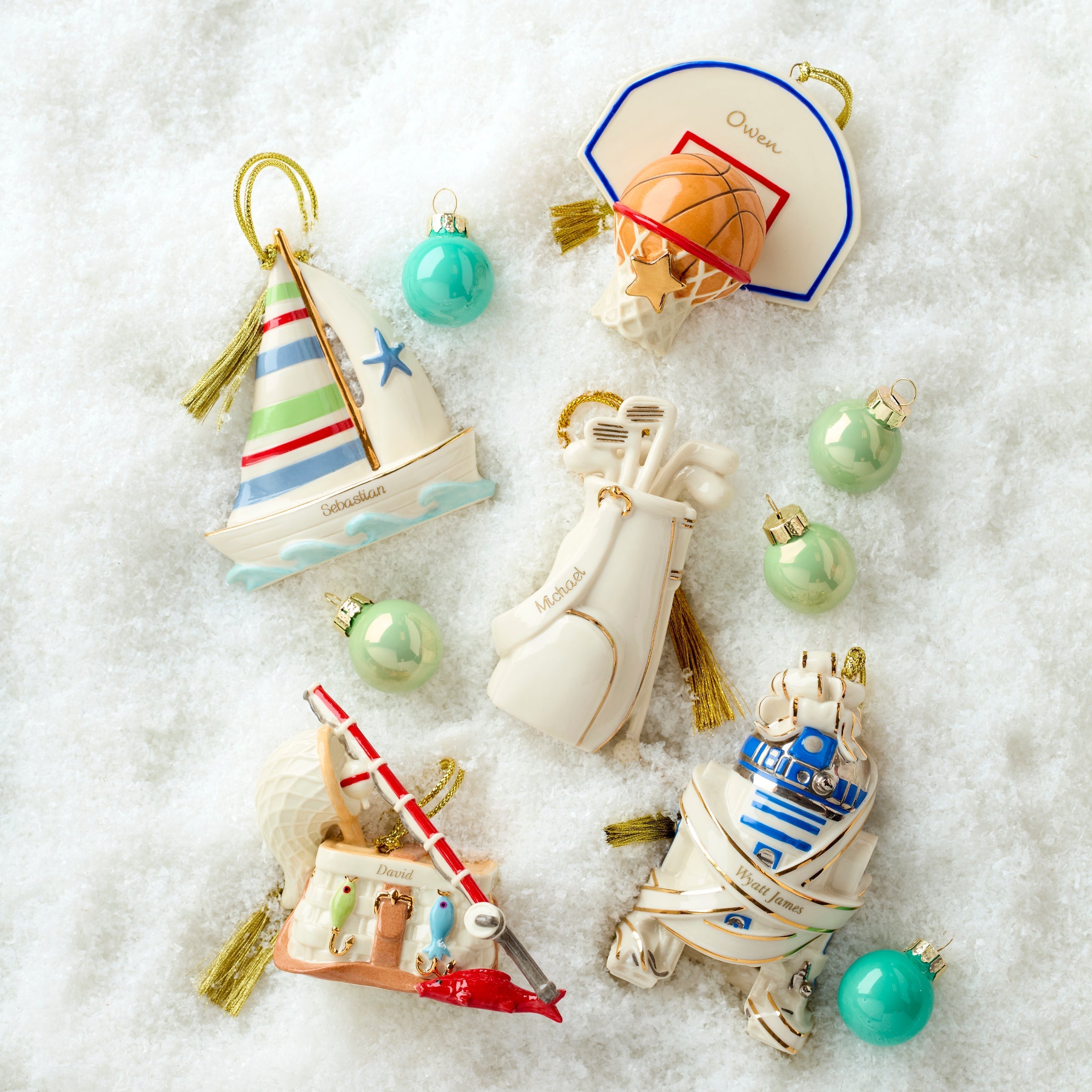 Lenox Westmore Personalized Golf Ornament - Image 6