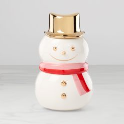 Lenox Westmore Be Jolly Snowman Cookie Jar