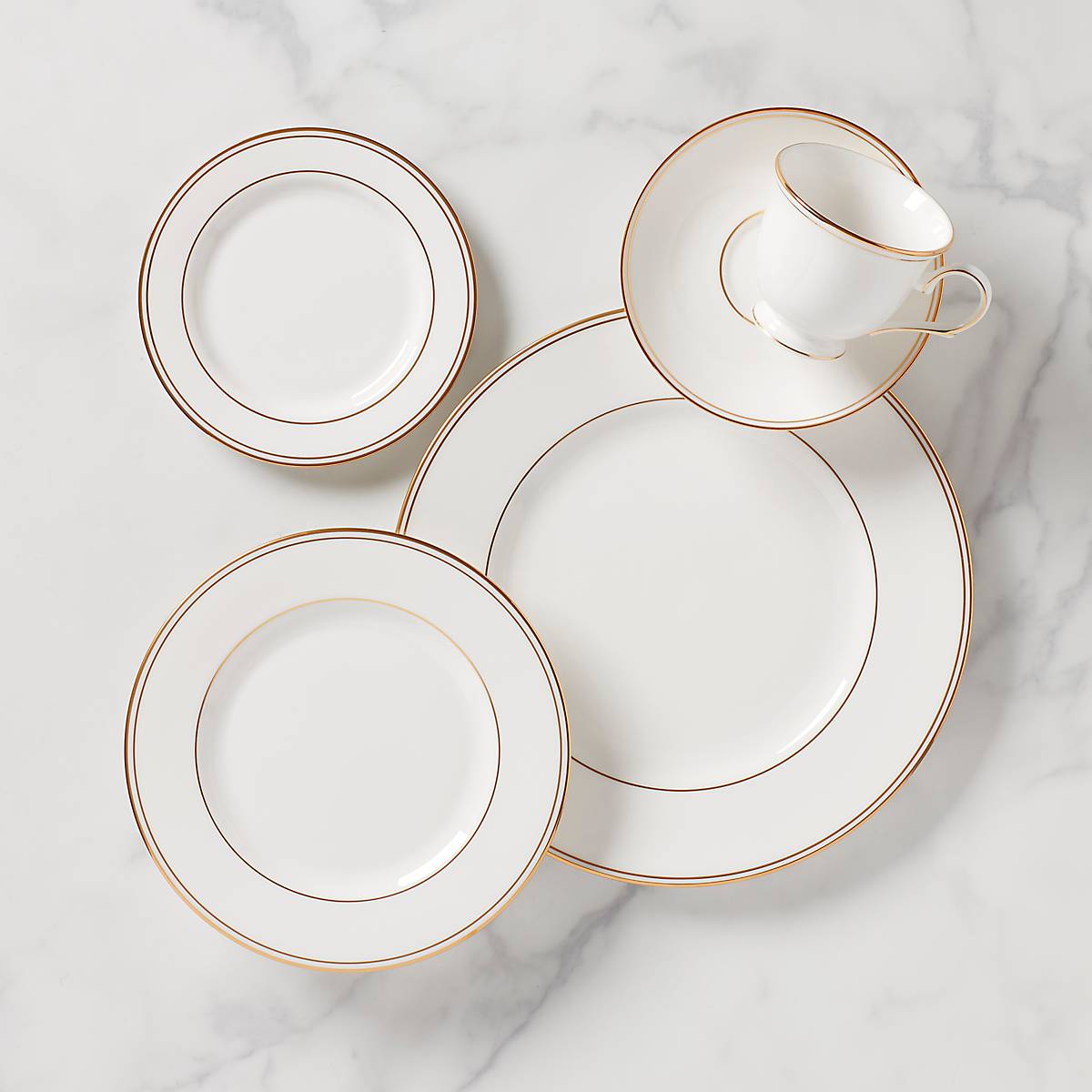 Lenox Westmore Federal Gold 5-Piece Place Setting