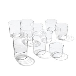 Lenox Westmore Stackables Clear Short & Tall Glasses 12-Piece Set