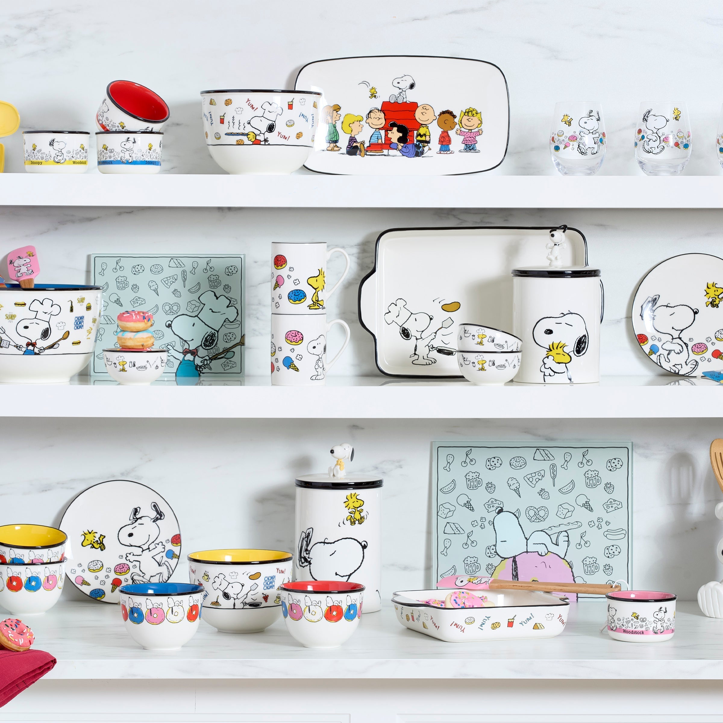 Lenox Westmore Chef Snoopy Mugs, Set of 4 - Image 3