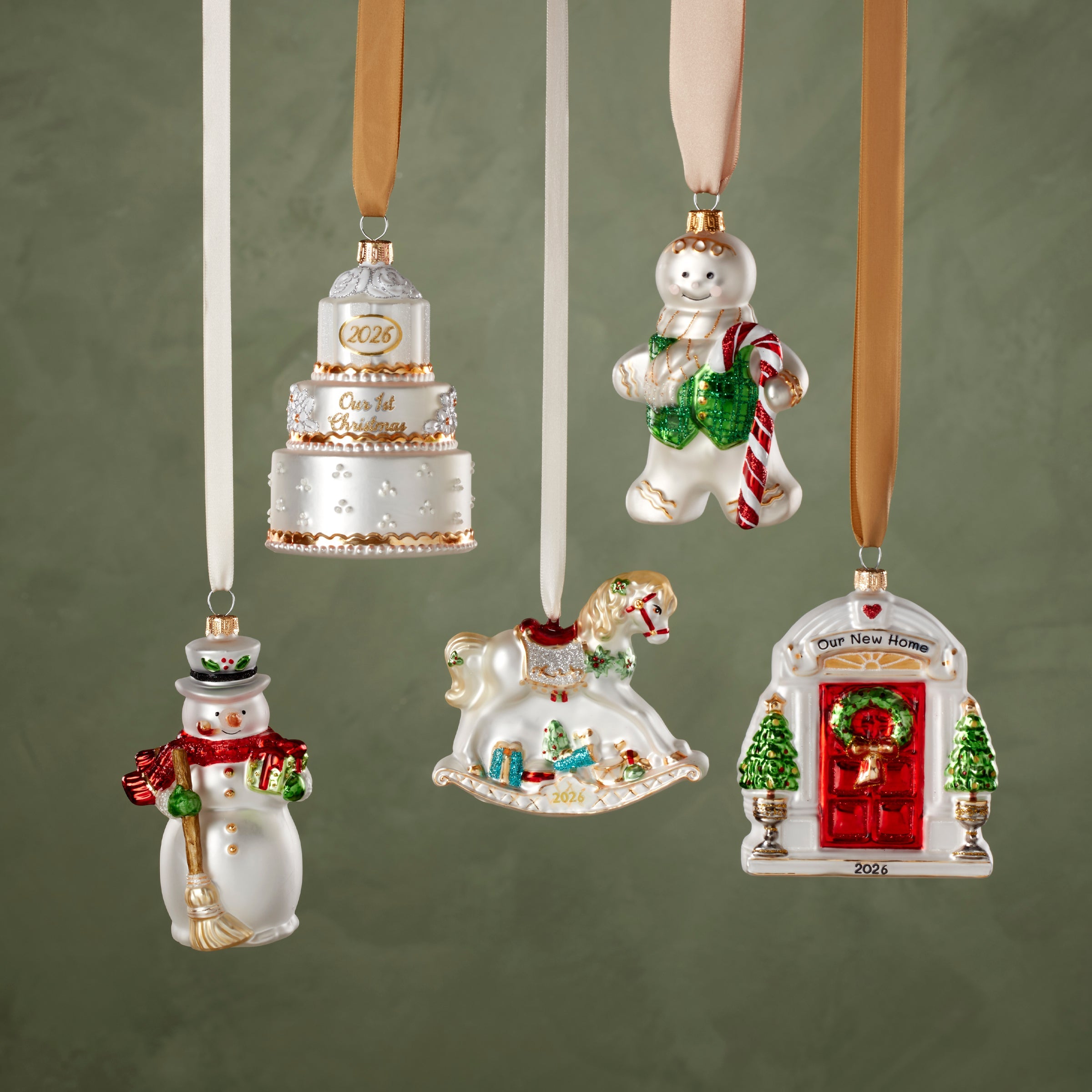 Lenox Westmore 2026 Retro Blown Glass Baby's 1st Rocking Horse Ornament - Image 5