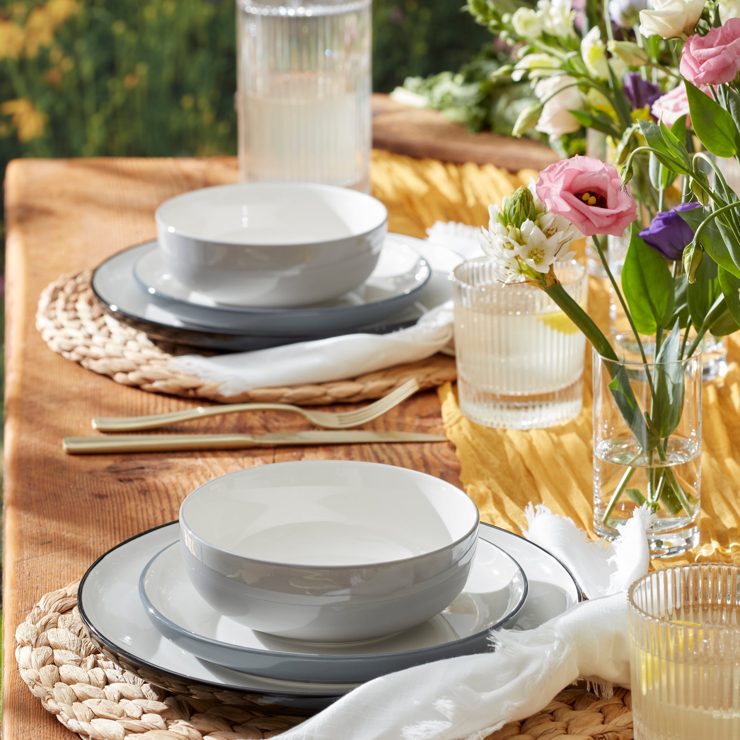 Lenox Westmore 24 Seven Colors Pumice 12-Piece Dinnerware Set - Image 5