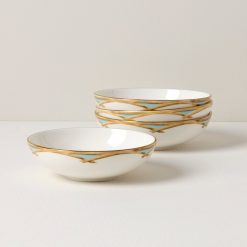Lenox Westmore British Colonial Bamboo Fruit Bowls, Set of 4